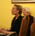 Annabelle Moseley and Claire Nicolas White at the String Poet Studio Series
