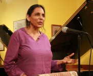 Pramila Venkateswaran reads her winning poem at the 2011 String Poet Prize Award Ceremony