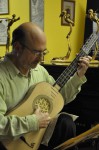 Harris Becker performs baroque guitar at the String Poet Studio Series