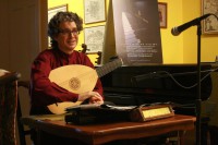 Christopher Morrongiello performing at the String Poet Studio Series, August 6, 2011