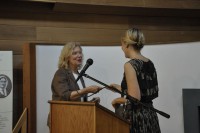 Cynthia Shor and Annabelle Moseley at the String Poet Women Writers of Tomorrow awards ceremony